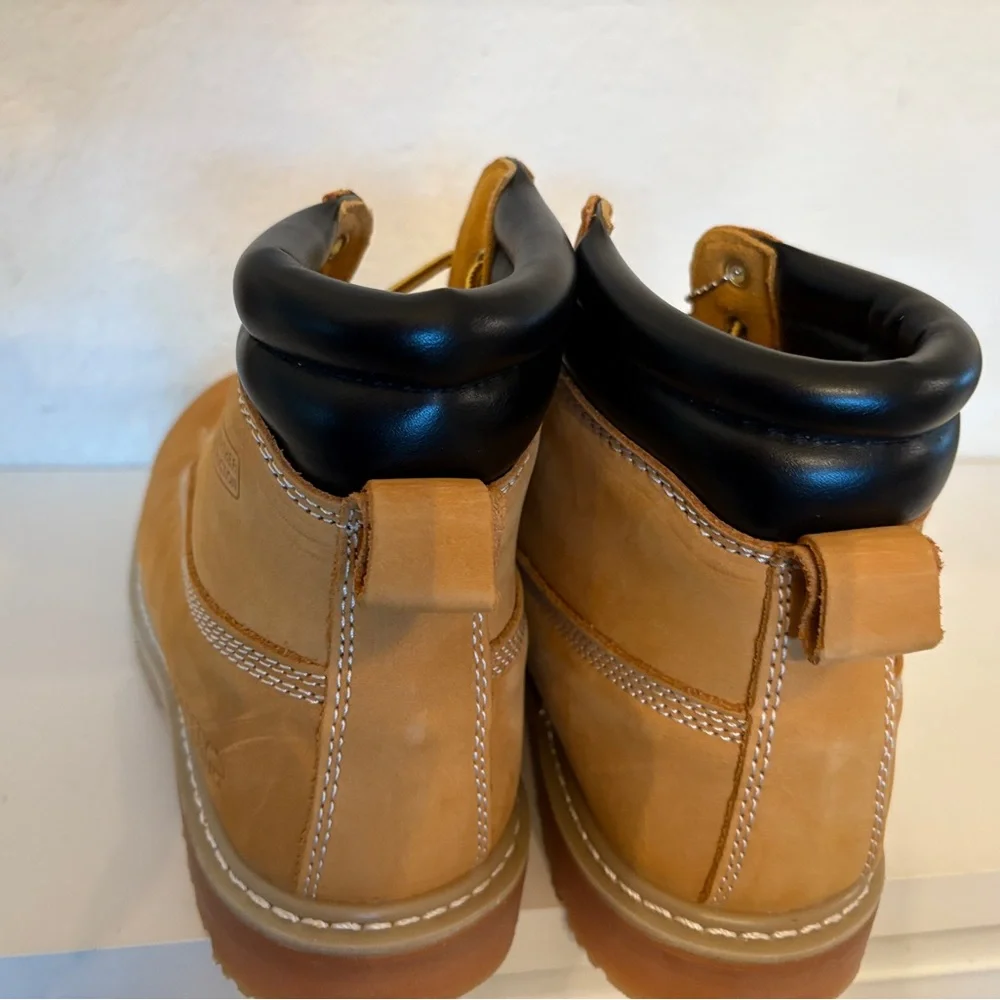 Men’s Tan Work Boots - Rugged Industrial Footwear